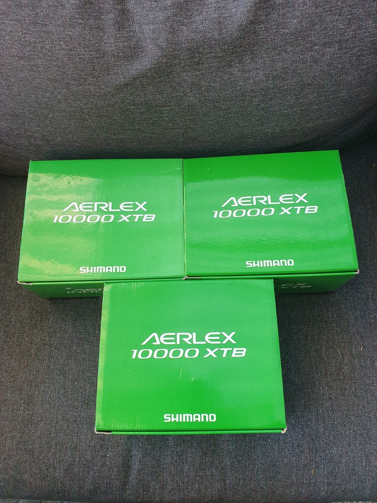 **3 shimano aerlex xtb 10000 **, Watersport en Boten, Hengelsport | Karpervissen, Ophalen of Verzenden, Zo goed als nieuw, Molen