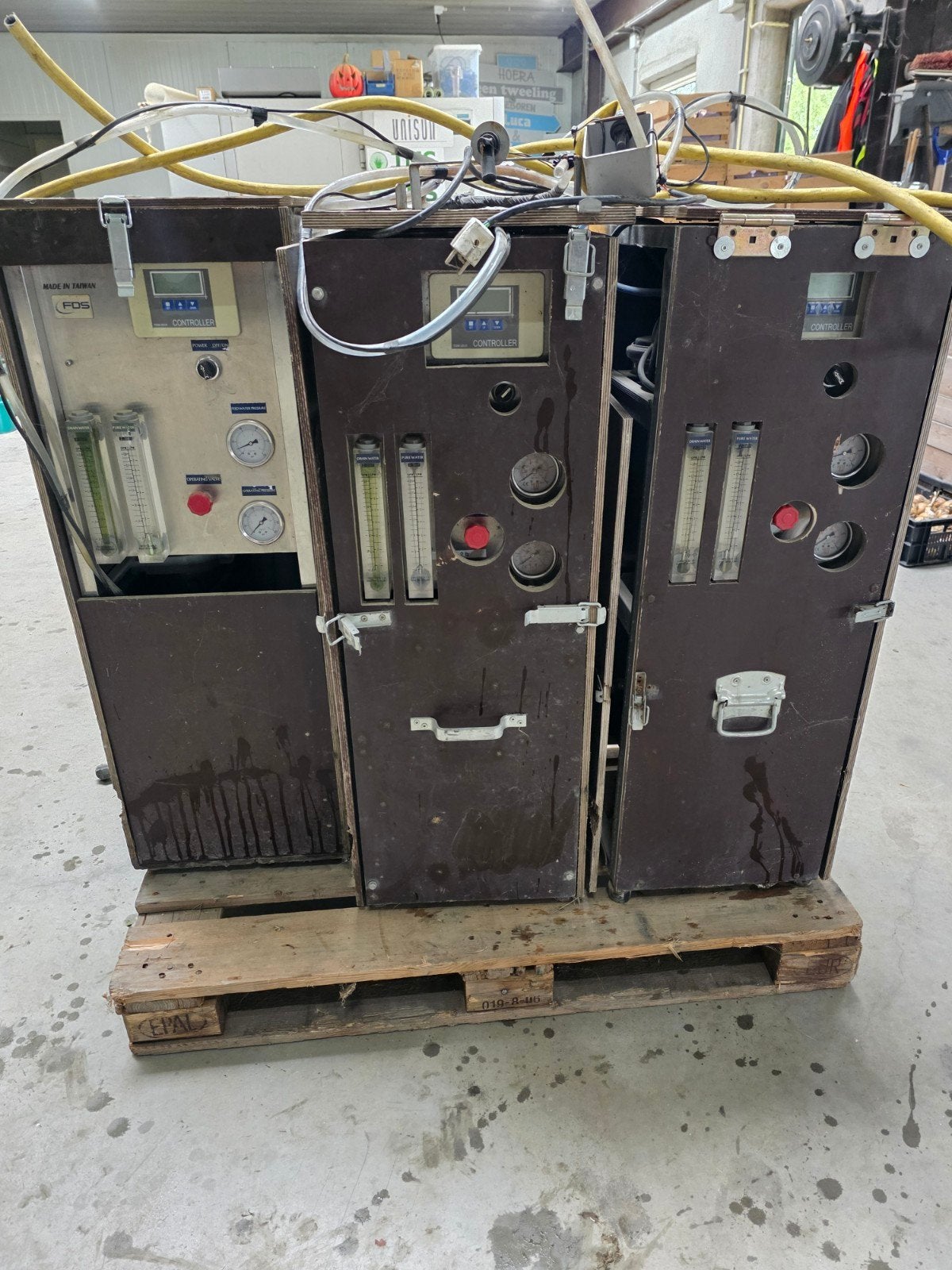 3x Osmose apparaat met behuizing - FDS TG-2010 Controller, Ophalen