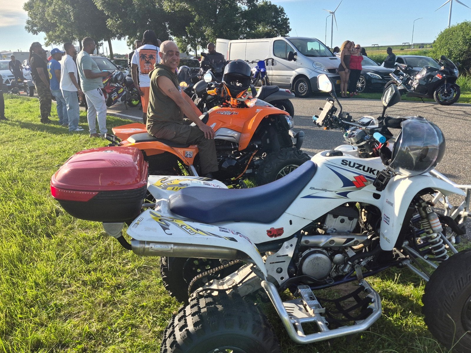 Suzuki LTZ 400 Quad met duimgas en achteruit, 398 cc, 1 cilinder, 12 t/m 35 kW