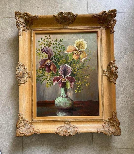 Stilleven gesigneerd, Antiek en Kunst, Kunst | Schilderijen | Klassiek, Ophalen of Verzenden