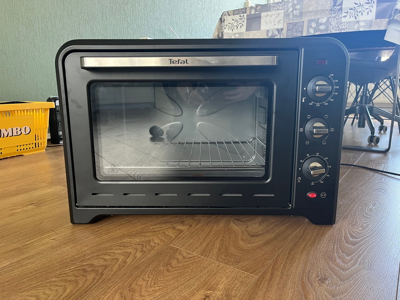 TEFAL OF4958 Optimo Oven Zwart 60 liter, Ophalen, Minder dan 45 cm, Hete lucht, 60 cm of meer