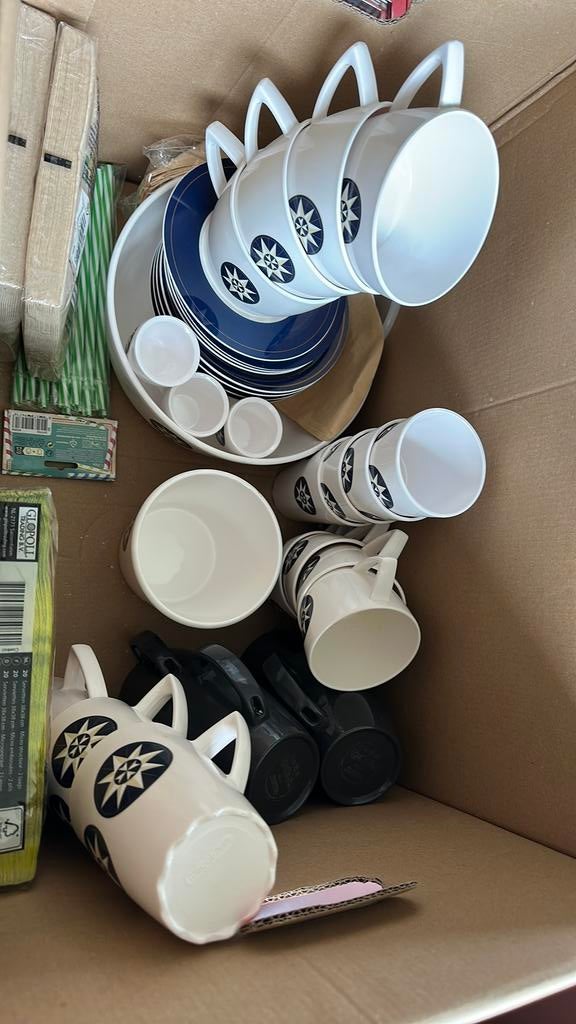 4 persoons Mepal Rosti Melamine  € 70 ,-, Ophalen of Verzenden