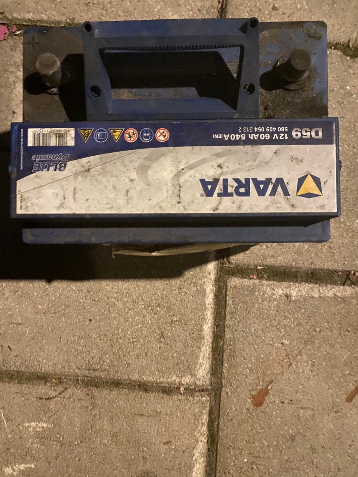 Auto accue/ batterij, Ophalen of Verzenden, Gebruikt