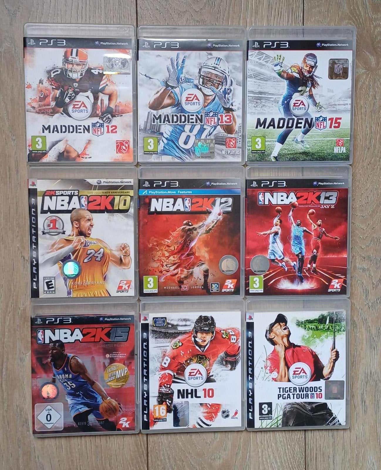PS3 sport bundel 9 games NBA Madden NHL Golf, Gebruikt, Ophalen of Verzenden, Sport, 3 spelers of meer