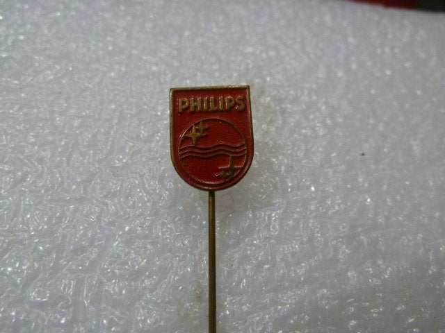 Vintage Philips reversspeldje - Gebruikt, Verzamelen, Ophalen of Verzenden, Gebruikt, Merk, Speldje of Pin