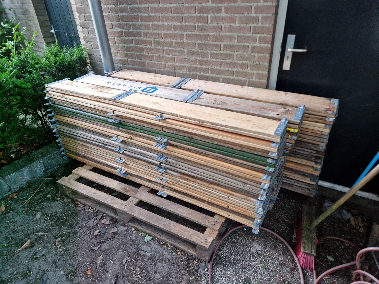 palletranden / opzetranden 120x80x20cm per stuk te koop, Ophalen, Zo goed als nieuw, 50 mm of meer, Balk