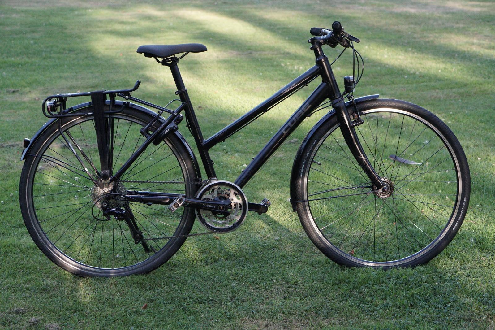 Cube Delhi Trapeze Maat M (49), 28 inch, Gebruikt, Velgrem, 47 tot 50 cm