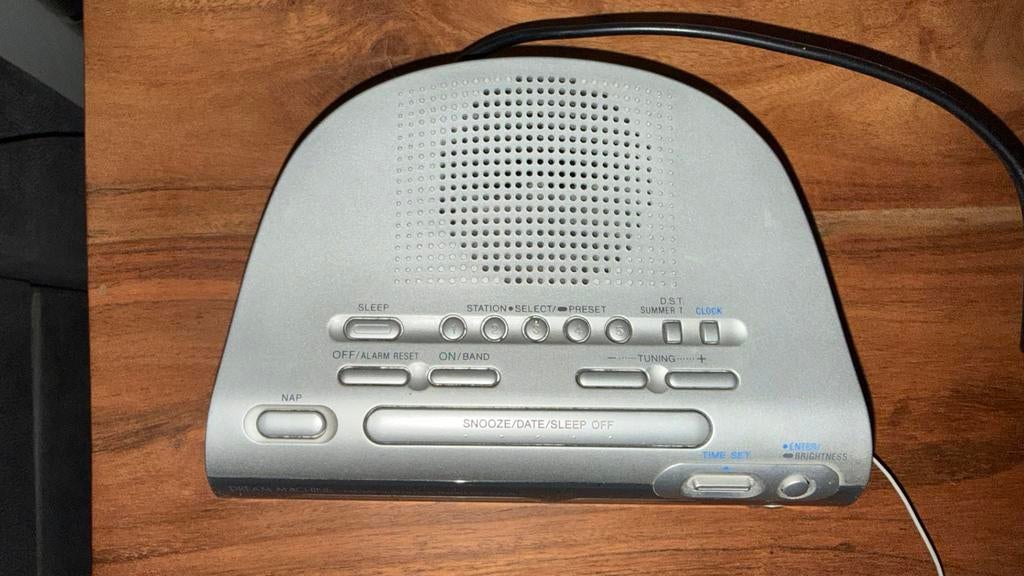 Sony ICF-C273L Wekkerradio - Digitale Klokradio, Ophalen, Gebruikt, Digitaal