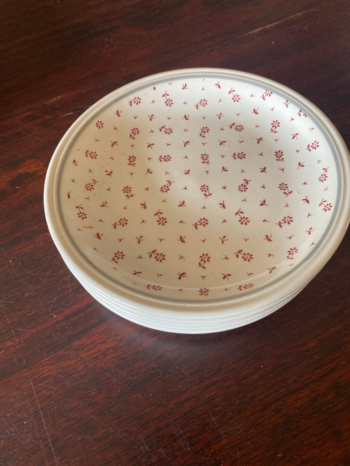 Biltons England gebakbordjes met bloemmotief- set van 5, Antiek en Kunst, Ophalen of Verzenden