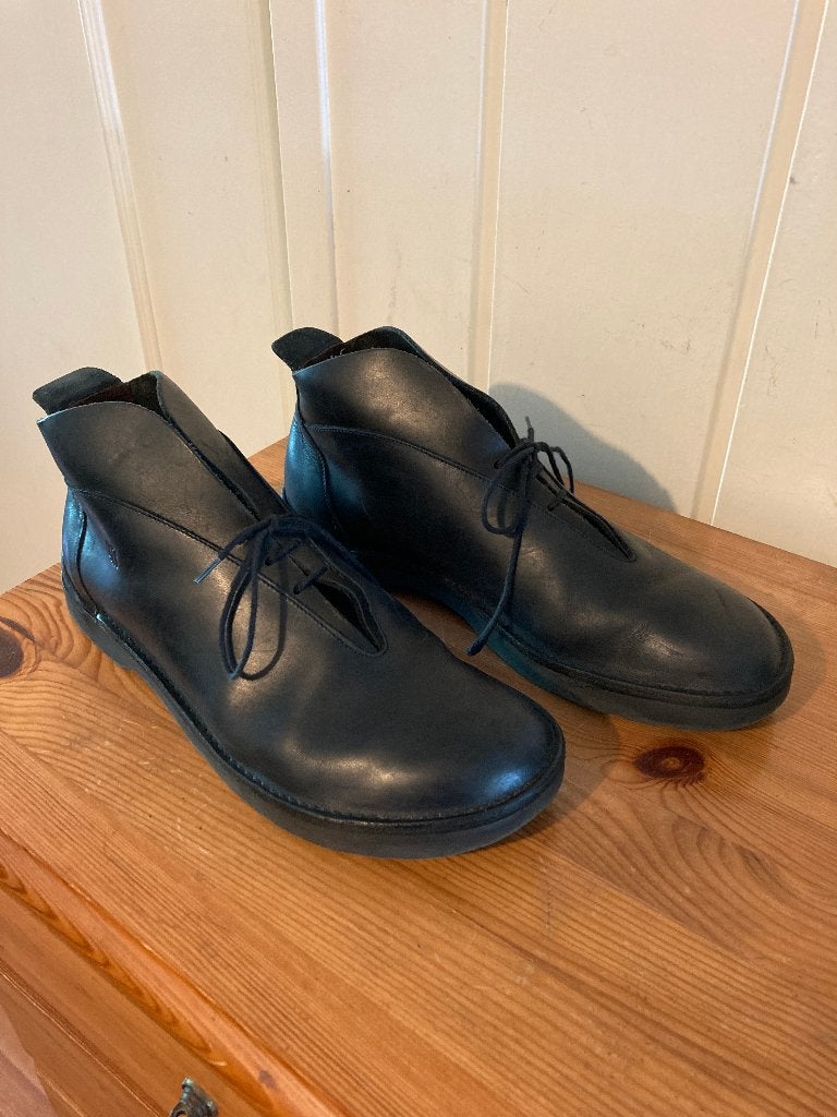 Aparte donker blauwe leren schoenen van Loints, maat 41 / 8, Schoenen met lage hakken, Loints, Zo goed als nieuw, Verzenden