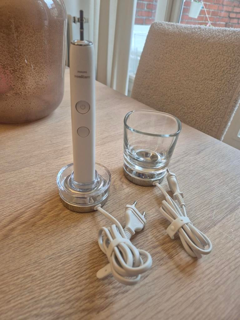 Philips Sonicare Diamond Clean, HX991W, wit, Ophalen of Verzenden, Gebruikt, Mondverzorging