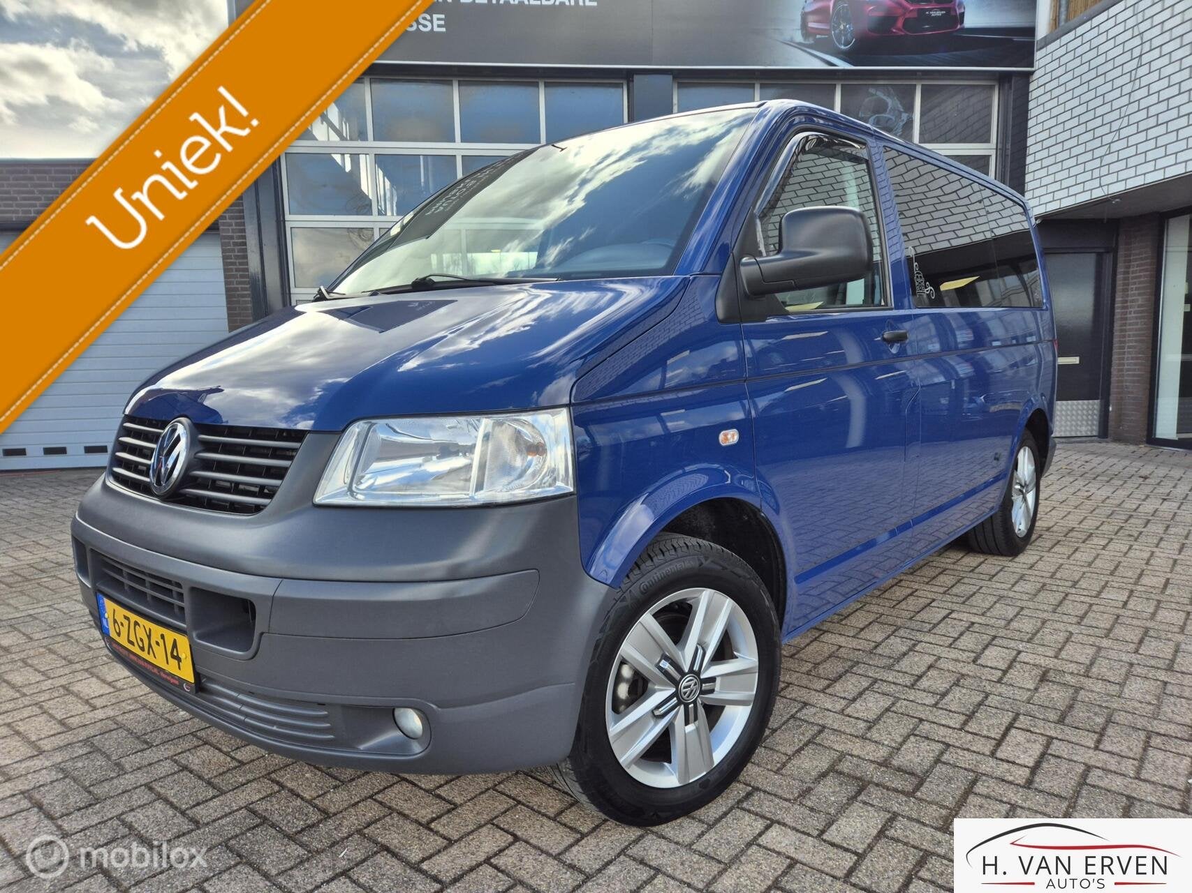 Volkswagen Transporter 1.9 TDI CAMPER NAVI CRUISE AIRCO NAP, Auto's, 4 cilinders, Metallic lak, Origineel Nederlands, Bedrijf