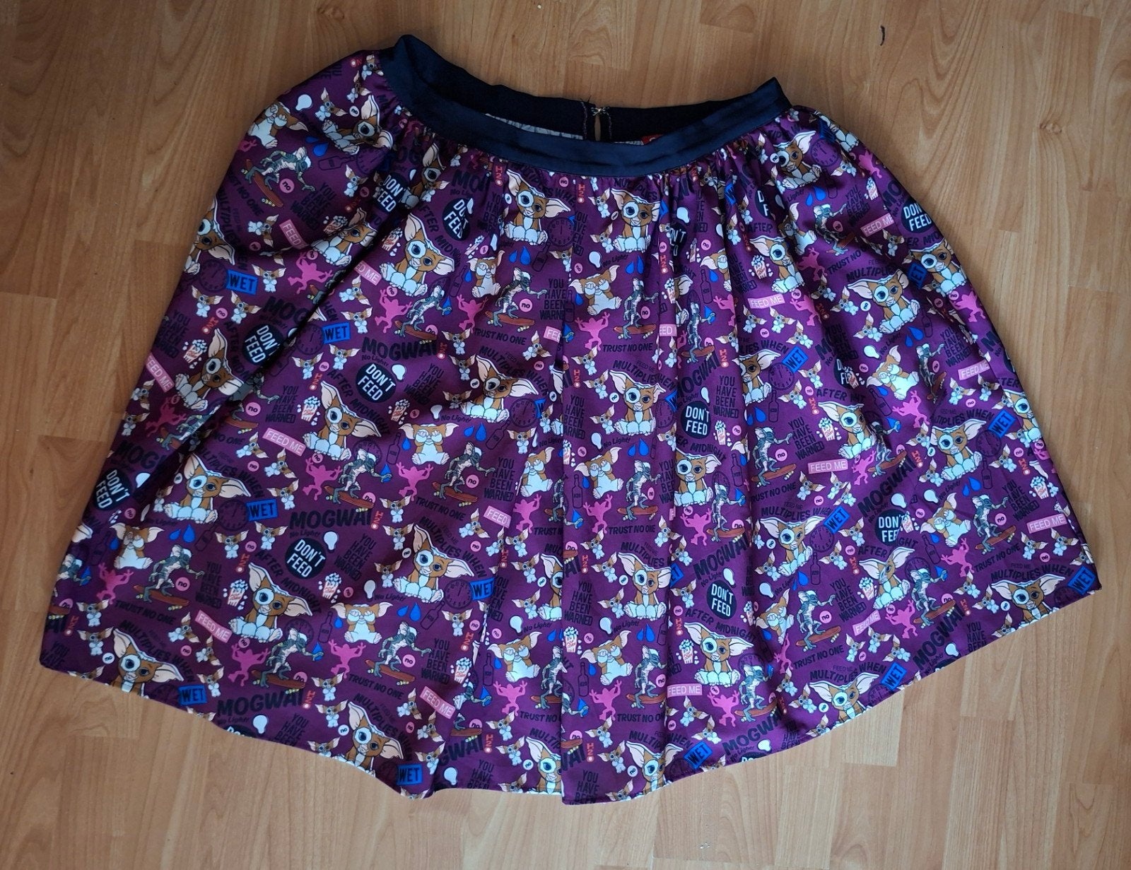 Gremlins x Unique Vintage rok - XL, Paars, Maat 46/48 (XL) of groter, Ophalen of Verzenden, Zo goed als nieuw