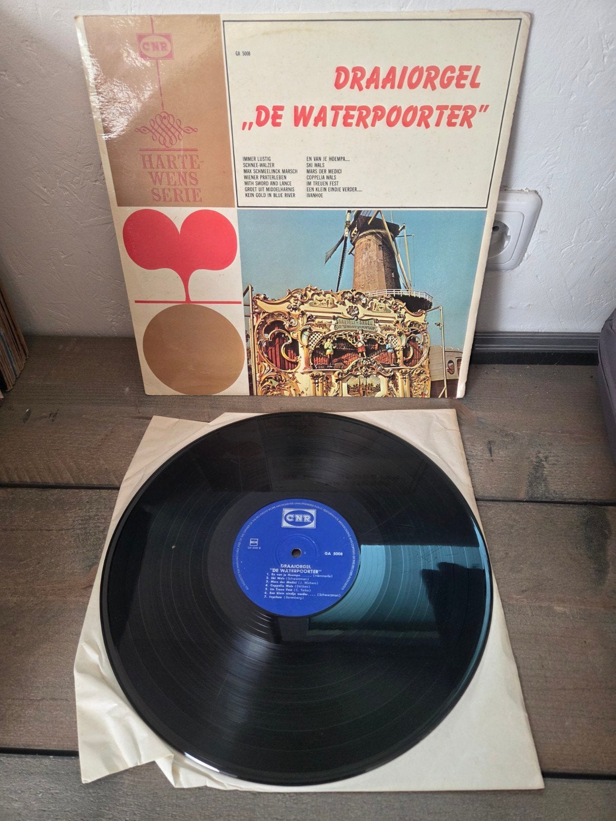 Draaiorgel "De Waterpoorter" - Harte Wens Serie LP, Ophalen of Verzenden, Gebruikt, 12 inch, Streekmuziek