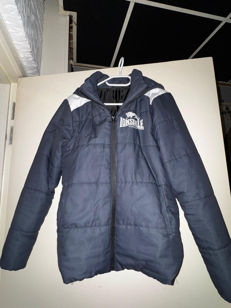 Lonsdale London winterjas maat S, Ophalen of Verzenden, Gedragen, Maat 36 (S), Blauw