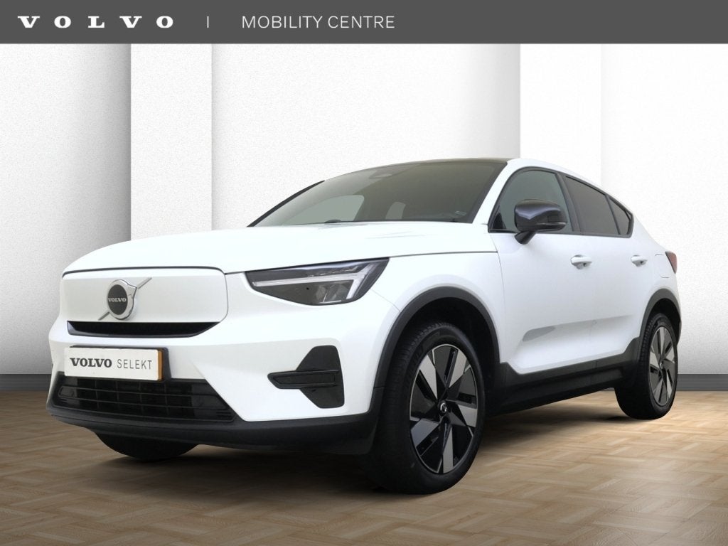 Volvo C40 Recharge Core 69kWh | Stoel-/Stuurverwarming | All, Met garantie (alle), Wit, SUV of Terreinwagen, 69 kWh