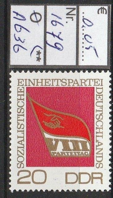 DDR SED Michel 1679 Nr.A636p, Verzenden, DDR, Postfris