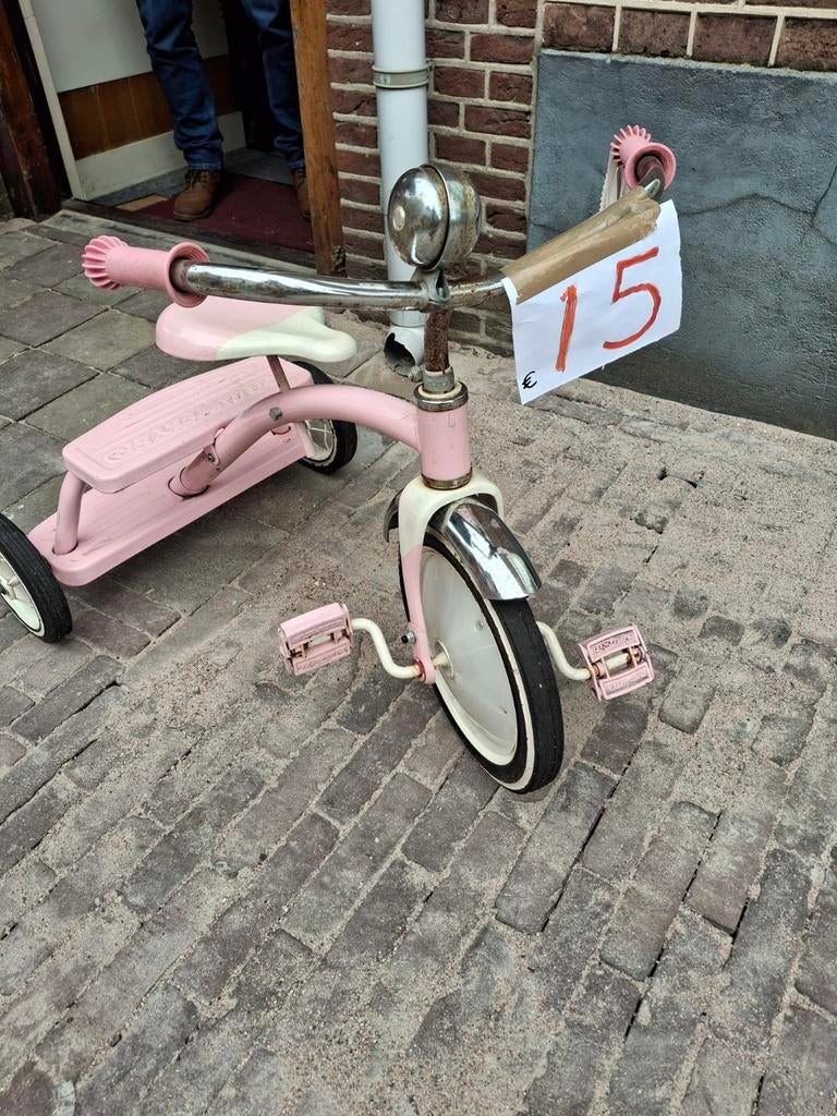 Vintage Roze Kinderdriewieler - Klassiek Design, Ophalen, Gebruikt, Radio Flyer