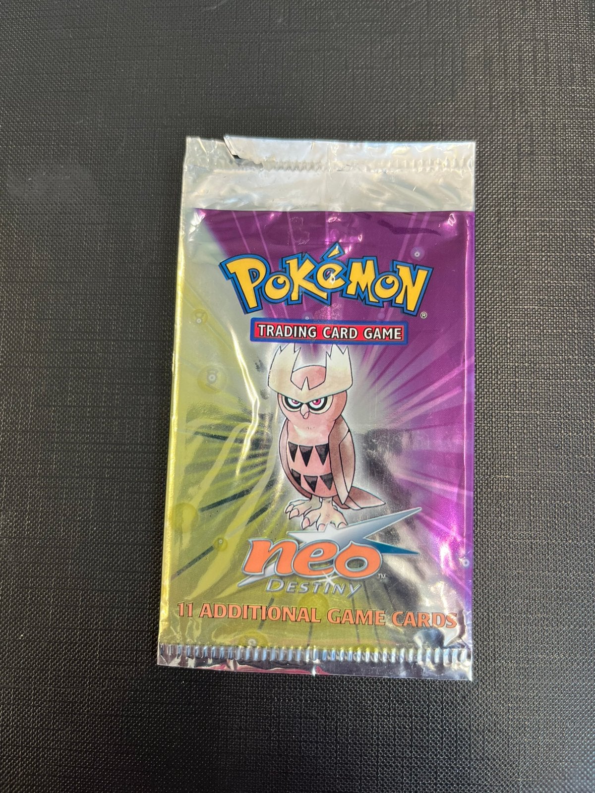 Pokemon booster empty neo destiny noctowl, Ophalen of Verzenden, Zo goed als nieuw, Booster