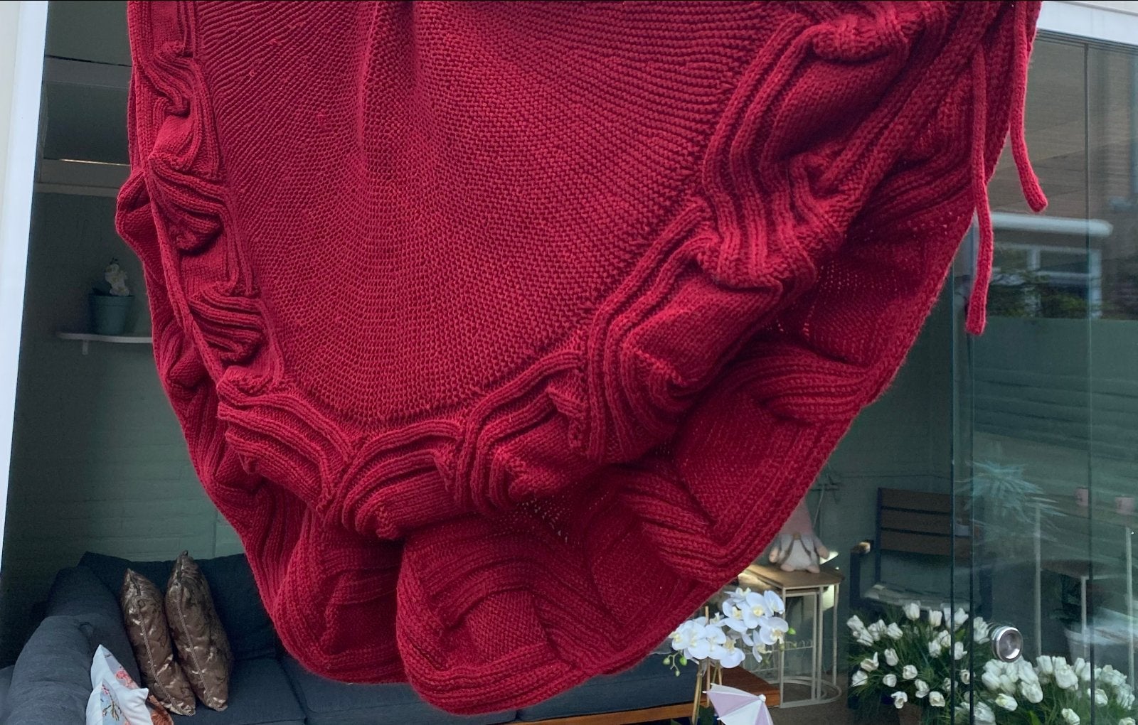 Kerst kleed rood, Ophalen of Verzenden