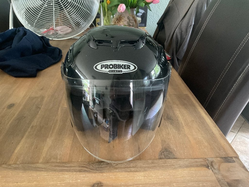 Motor helm probiker, Motoren, Kleding | Motorhelmen, Dames, Heren, Jethelm, M, Overige merken, Tweedehands, Ophalen of Verzenden
