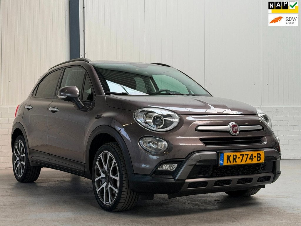 Fiat 500 X Cross 1.4 Turbo MultiAir CrossPlus|Automaat, Auto's, Fiat, Gebruikt, 4 cilinders, Bruin, 500X