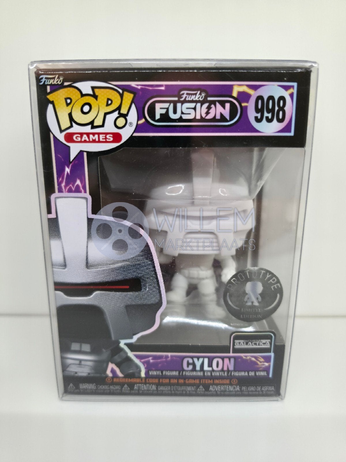 Unieke Funko Pop! Fusion 998 Cylon Prototype - Zeldzaam!, Verzamelen, Ophalen, Zo goed als nieuw