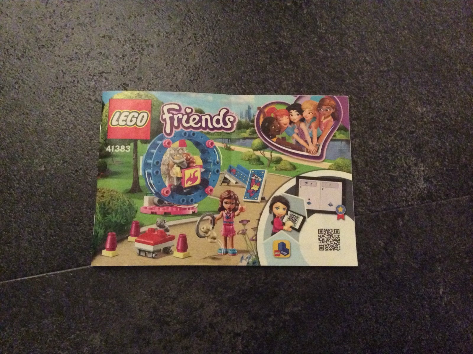 Lego Friends 41383 Olivia's Hamsterspeeltuin, Ophalen of Verzenden, Zo goed als nieuw, Overige merken