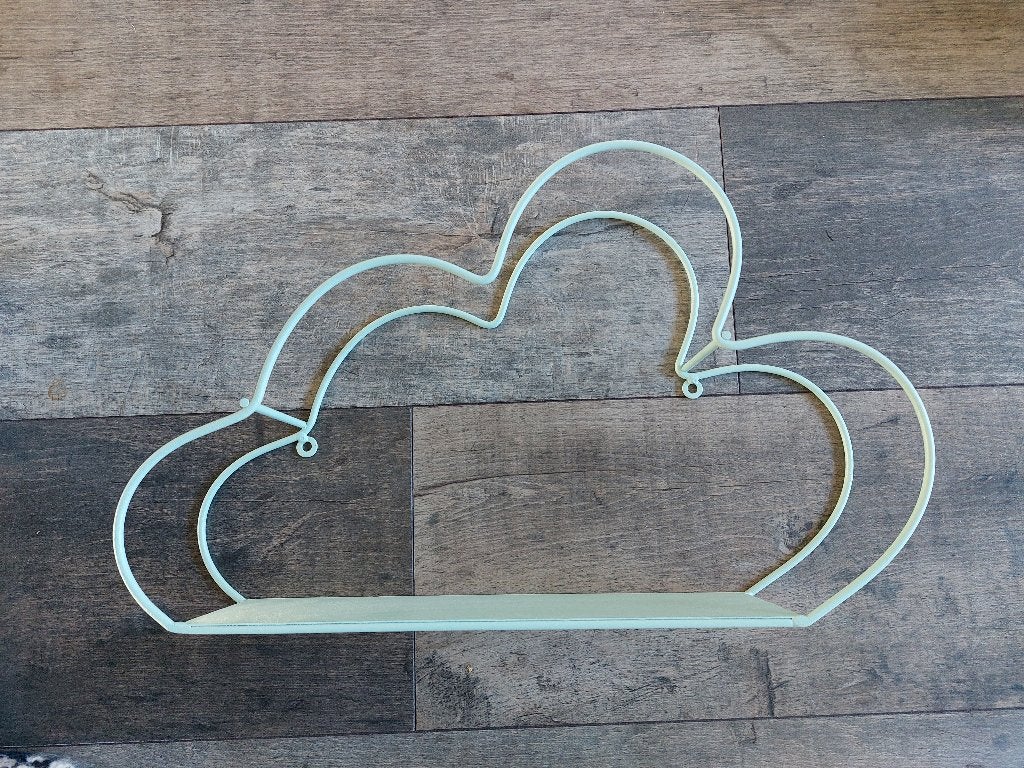 Wandrekje wolk 40x25x10, Groen, Ophalen of Verzenden, Zo goed als nieuw, Wanddecoratie