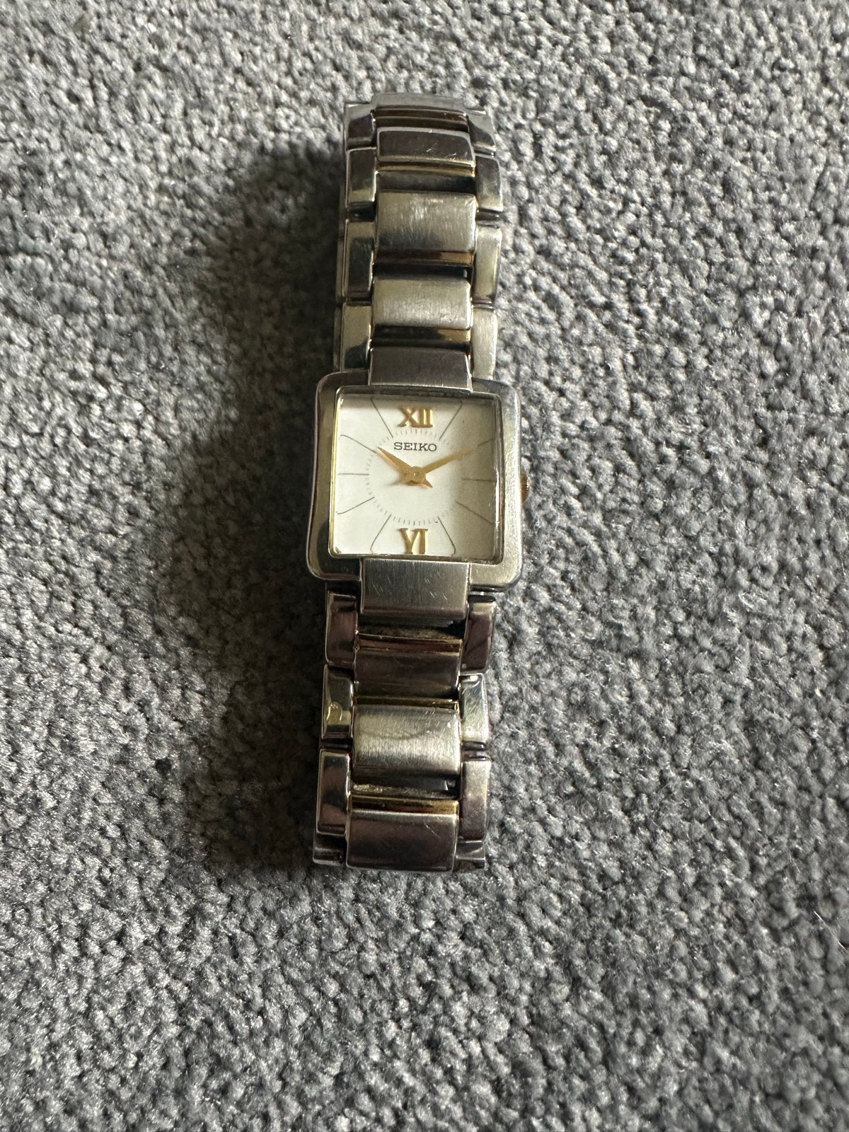 Stijlvol Seiko dameshorloge - Zilverkleurig met Romeinse cij, Ophalen, Seiko, Gebruikt, Staal