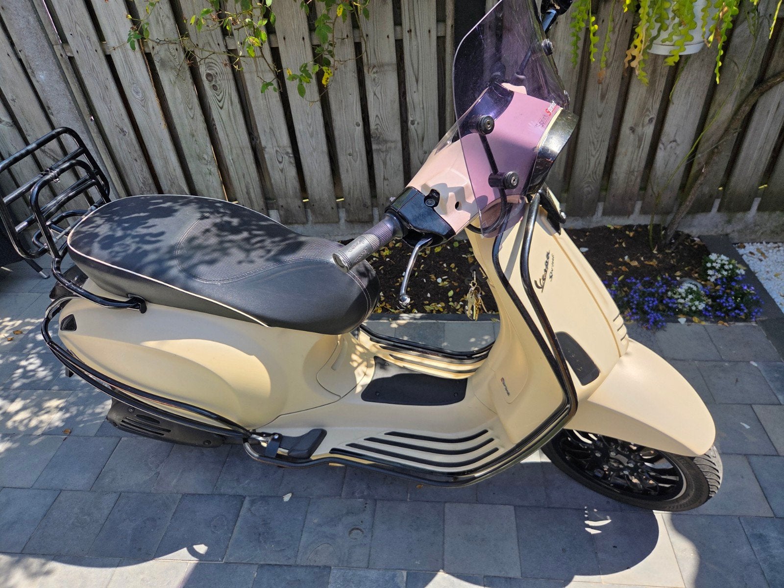 Vespa Sprint Desert Storm 2017 - 25km/u met Alarm, Ophalen, Gebruikt, Vespa S, Benzine