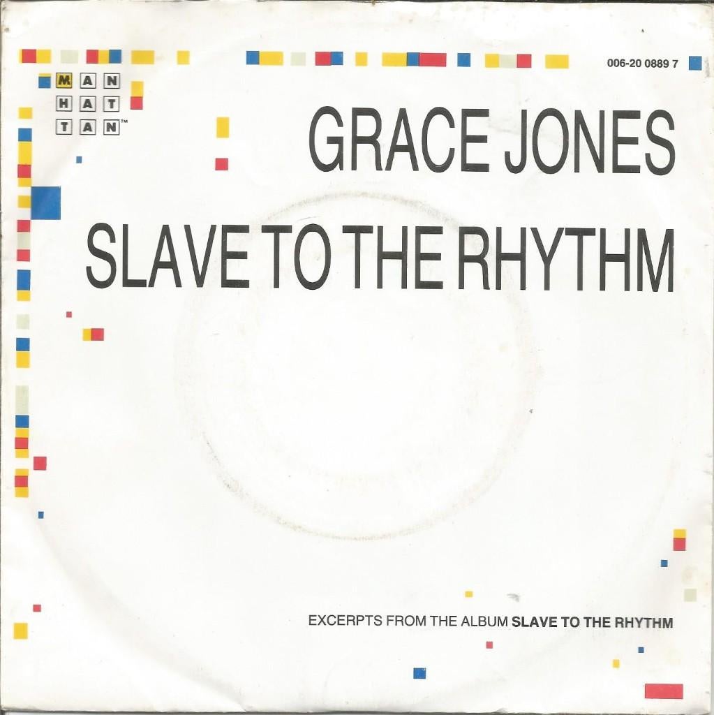 VERKOCHT Grace Jones – Slave To The Rhythm (1985), Fotohoes, 7 inch, Ophalen of Verzenden, Zo goed als nieuw