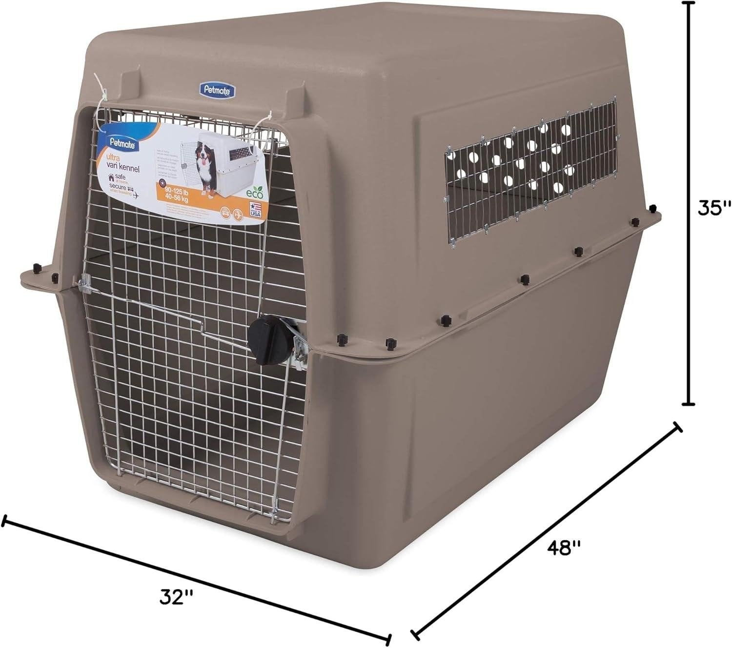 PETMATE Ultravari kennel 40-56KG XXL 122 × 81 × 89 cm, Ophalen, Zo goed als nieuw