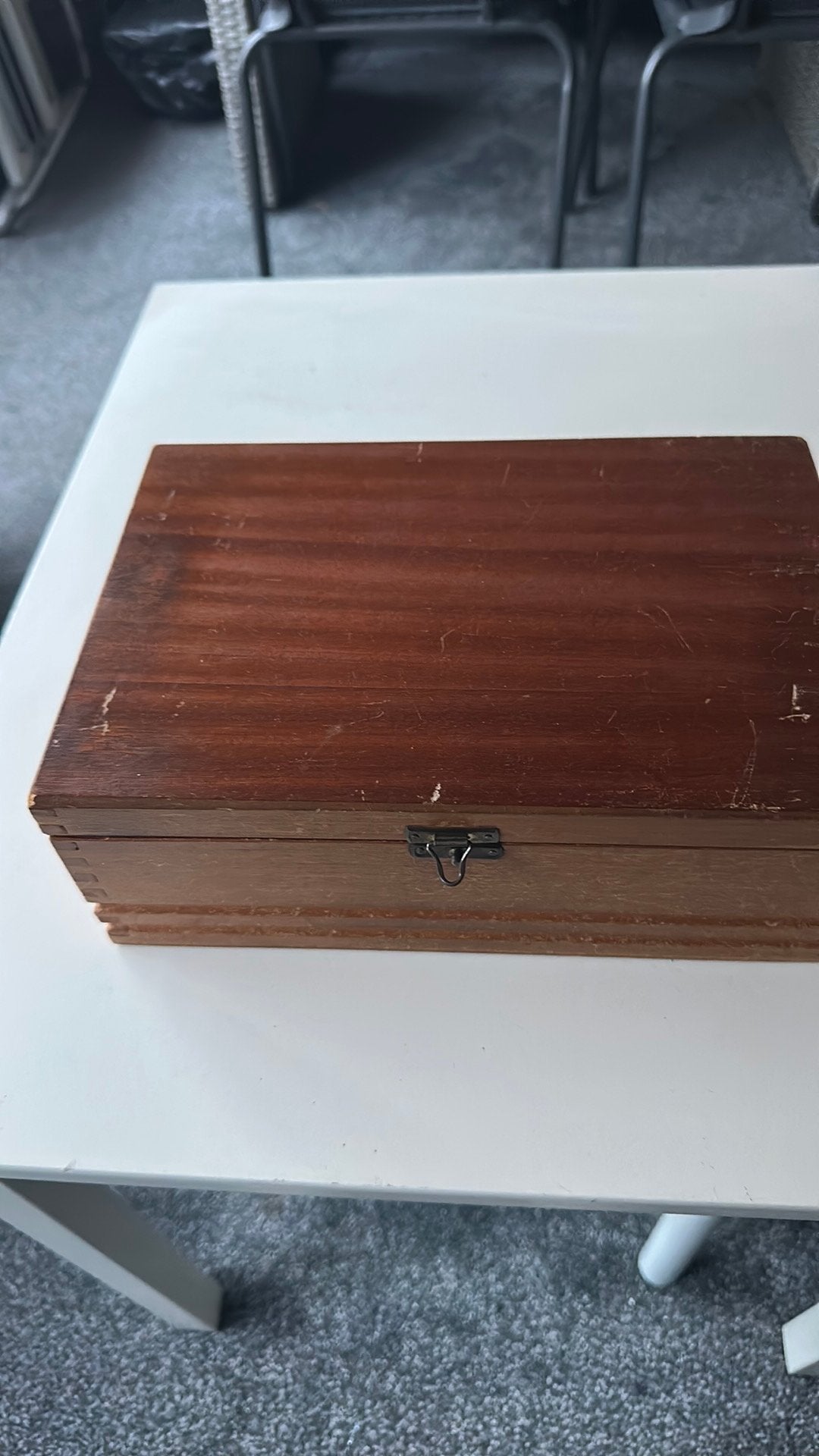 Houten kistje, Ophalen of Verzenden