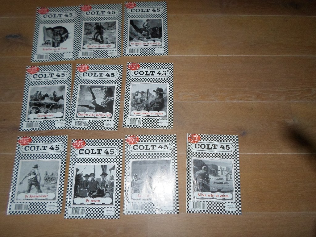 10 western colt 45 boekjes, Ophalen of Verzenden, Gelezen