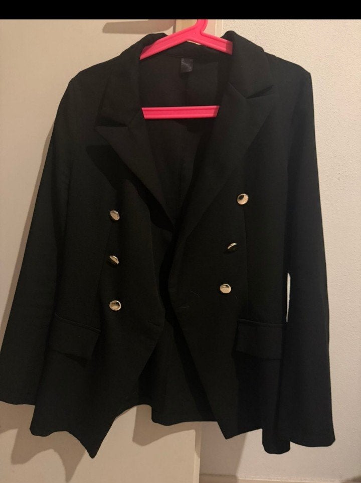 zwarte colbert, Kleding | Dames, Maat 38/40 (M), Zwart, Ophalen of Verzenden, Zo goed als nieuw