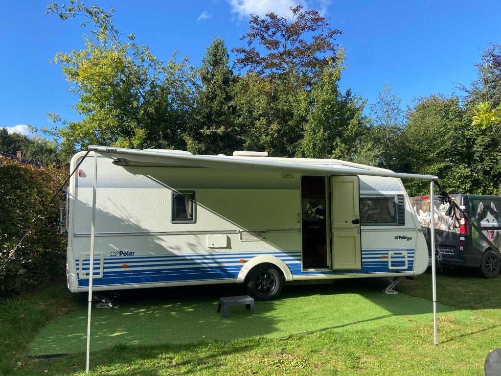 Polarvagnen Polar 590, Caravans en Kamperen, Oven, Rondzit, Hobby, 7 tot 8 meter