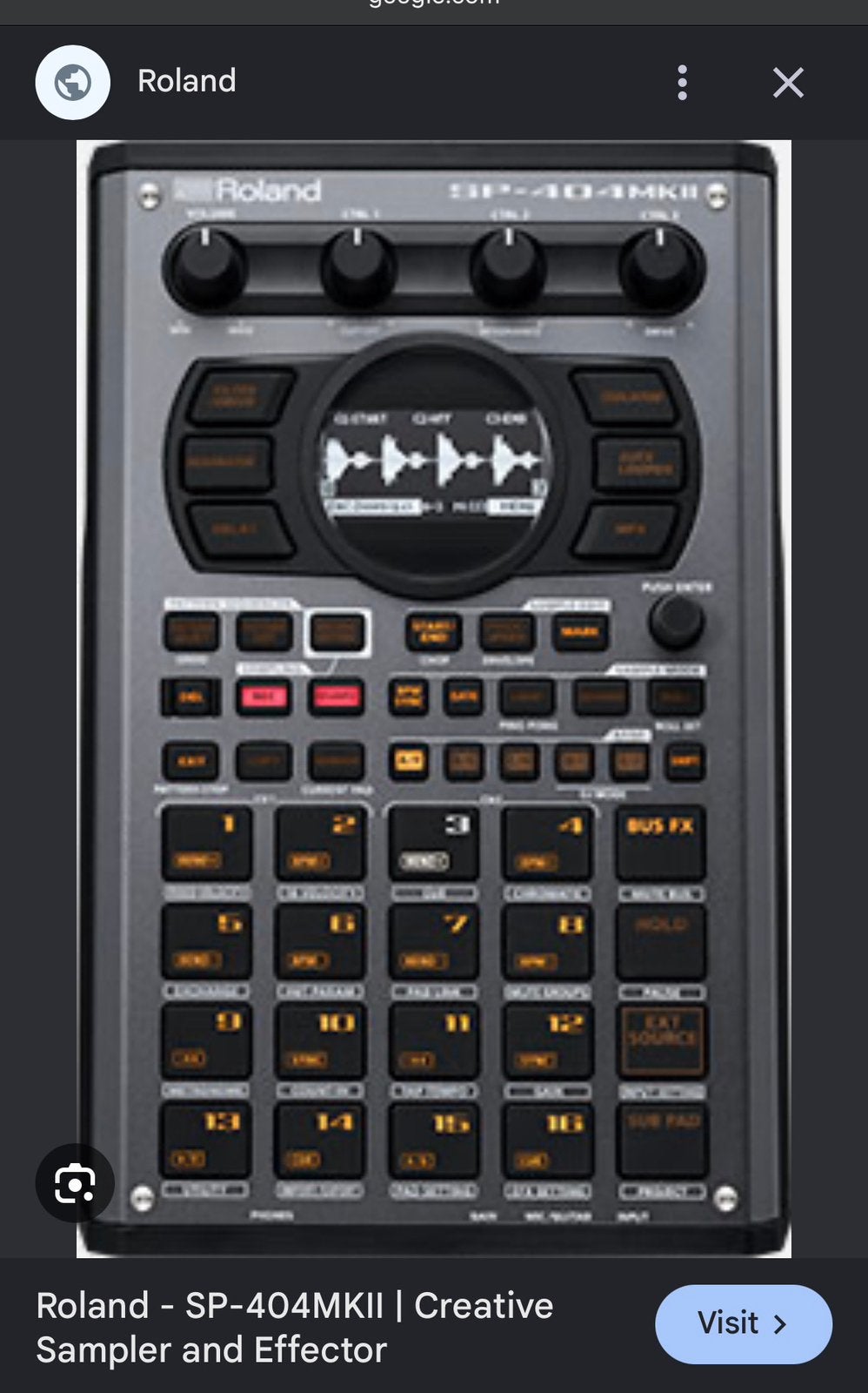 roland sp404mkII, Ophalen of Verzenden, Zo goed als nieuw