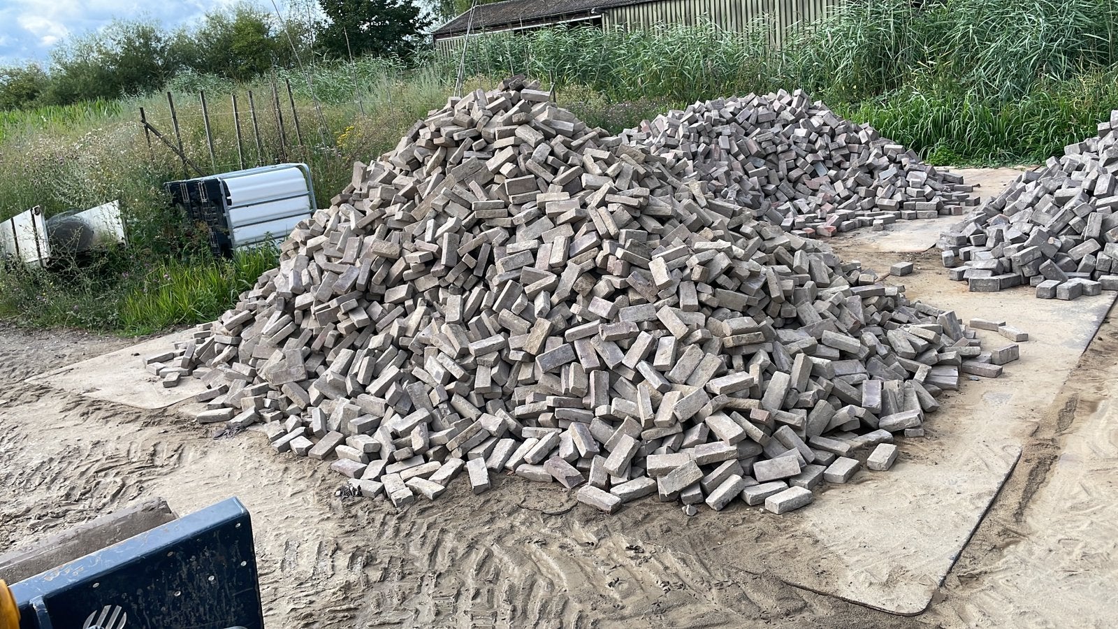 Gebakken waaltjes, Tuin en Terras, Ophalen of Verzenden, Zo goed als nieuw, Bruin
