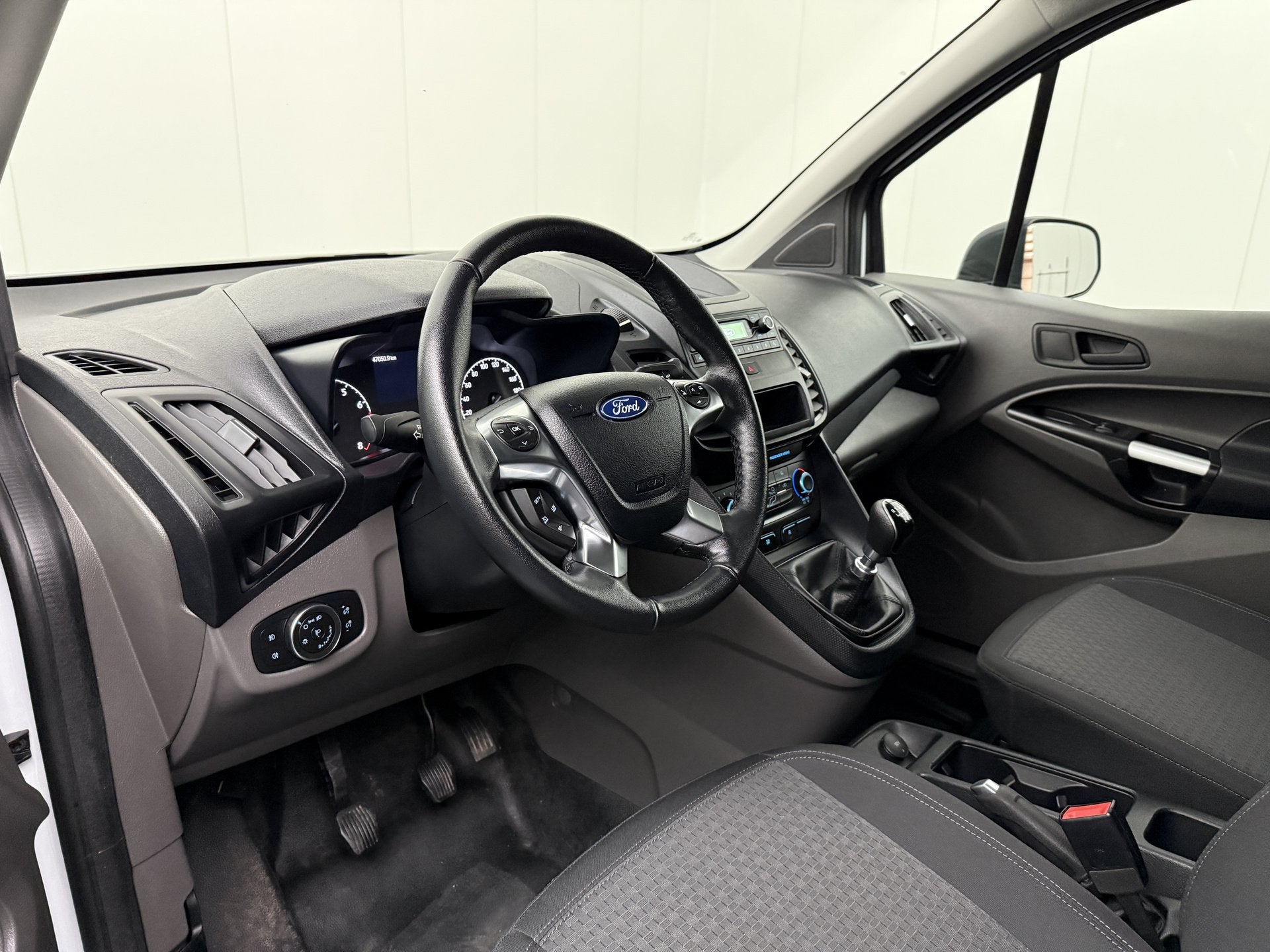 Ford Transit Connect 100Pk Lang Business Benzine | Airco | C, Mistlampen, Gebruikt, Wit, Handgeschakeld
