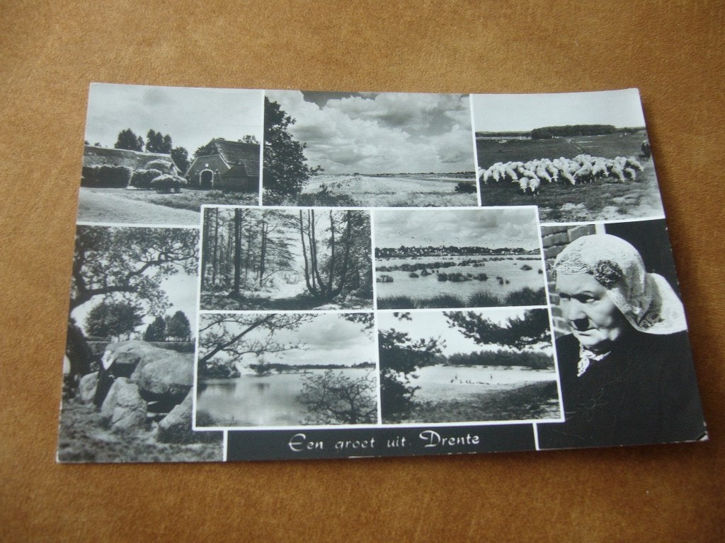 DRENTHE  =  9 LUIK, Ophalen of Verzenden, 1960 tot 1980, Gelopen, Drenthe