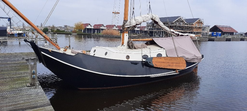 Nette en complete 10 m Westerdijk Zeeschouw, Watersport en Boten, Platbodems, Ophalen, 10 m, Gebruikt, Koeling