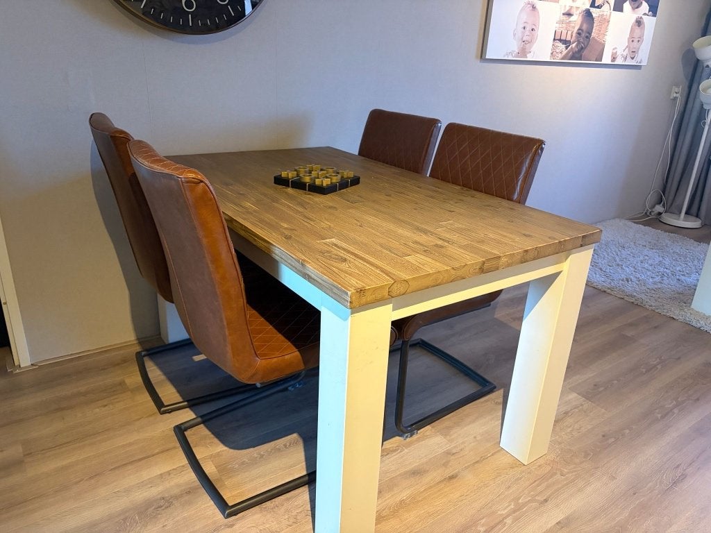 Eettafel, Ophalen, Gebruikt, 100 tot 150 cm, 50 tot 100 cm