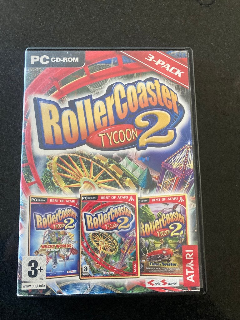 rollercoaster tycoon 2 3-pack, 1 speler, Ophalen of Verzenden, Zo goed als nieuw, Vanaf 3 jaar