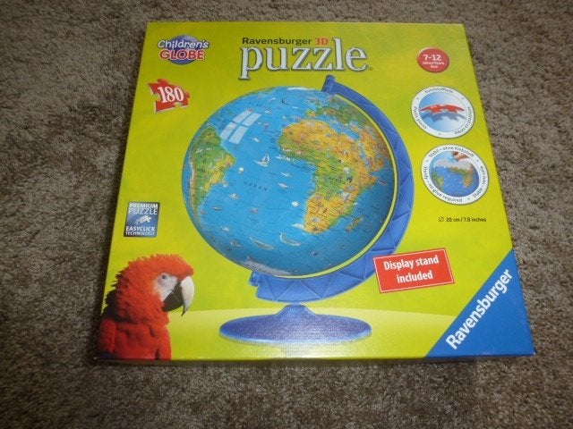 NIEUW ravensburger 3D PUZZEL WERELDBOL 180 stuks, Ophalen of Verzenden, Meer dan 50 stukjes, Nieuw, 6 jaar of ouder