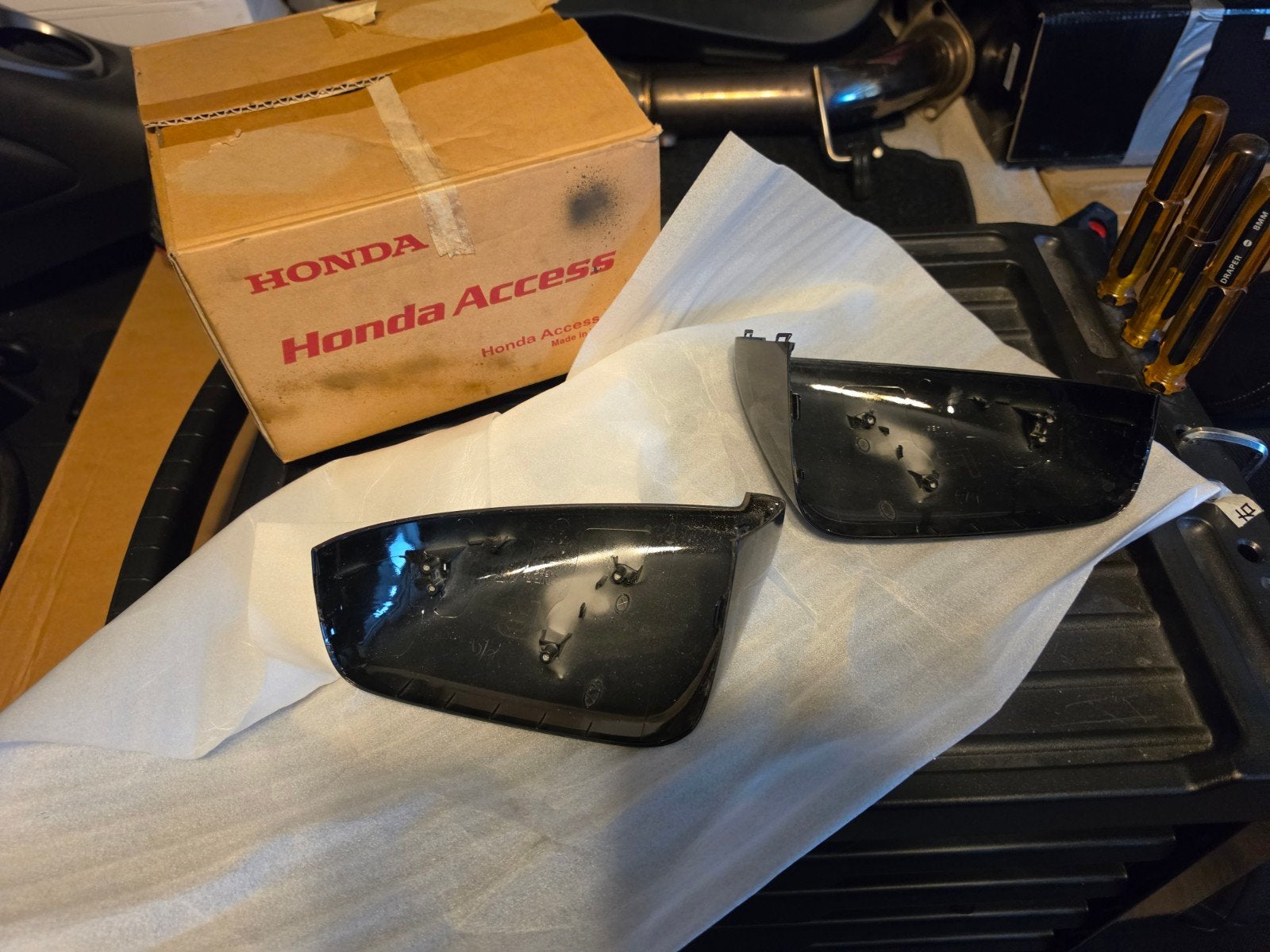 honda crz oem spiegelkappen, Auto-onderdelen, Spiegels, Ophalen of Verzenden, Honda