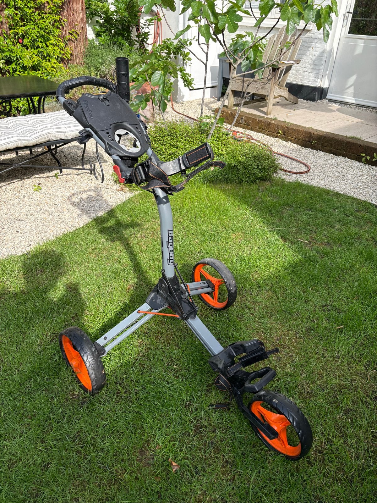 Bagboy C3 Golftrolley - Compact en Gebruiksvriendelijk, Sport en Fitness, Golf, Ophalen, Gebruikt, Golfkar, Overige merken