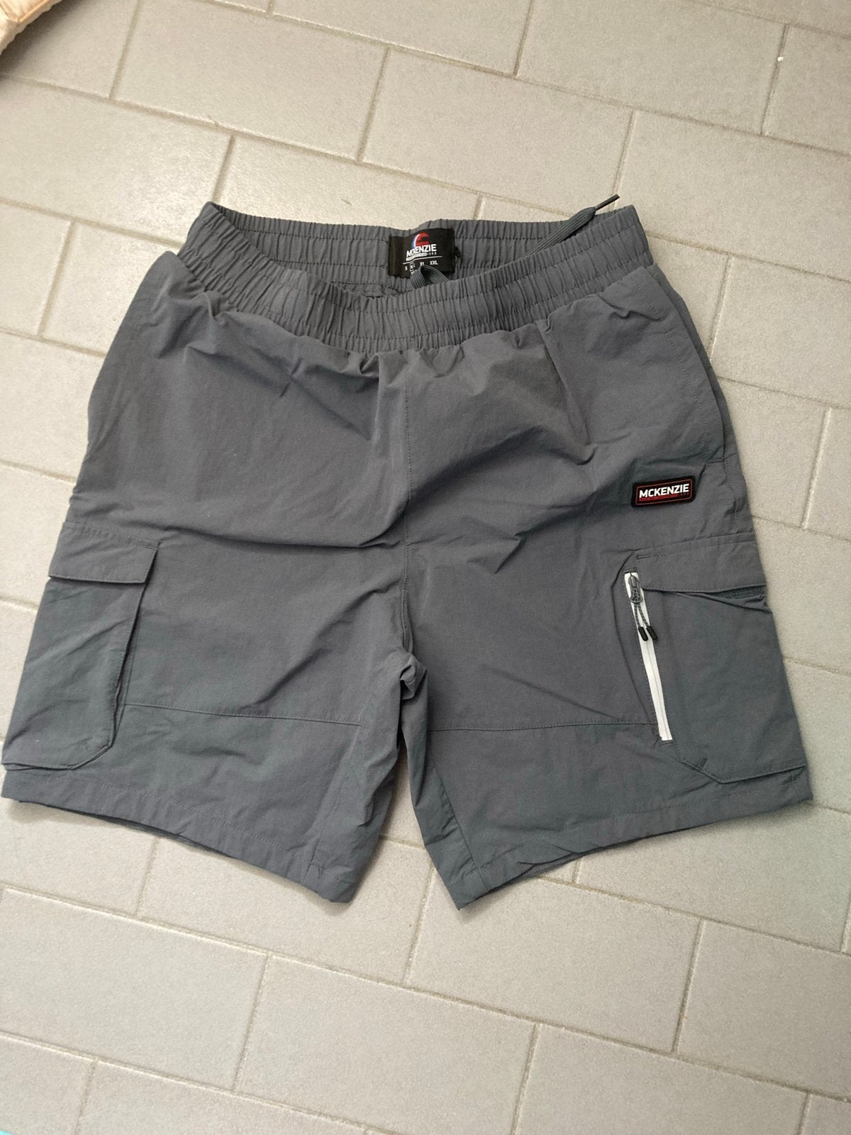 McKenzie Cargo Shorts - Grijs - Maat M, Ophalen of Verzenden, Nieuw, Maat 48/50 (M), Grijs