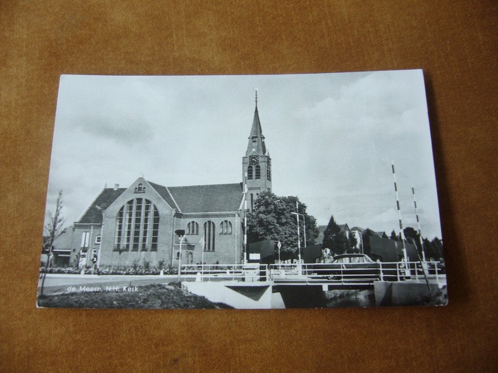 DE MEERN  =  N.H. KERK, Ophalen of Verzenden, 1940 tot 1960, Gelopen, Utrecht