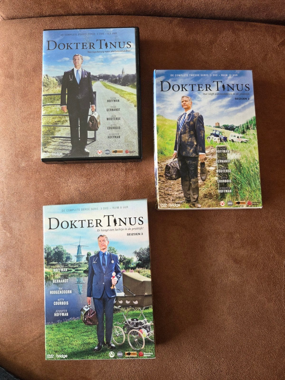 Dokter Tinus seizoen 1,2 en 3 op dvd, Ophalen, Zo goed als nieuw